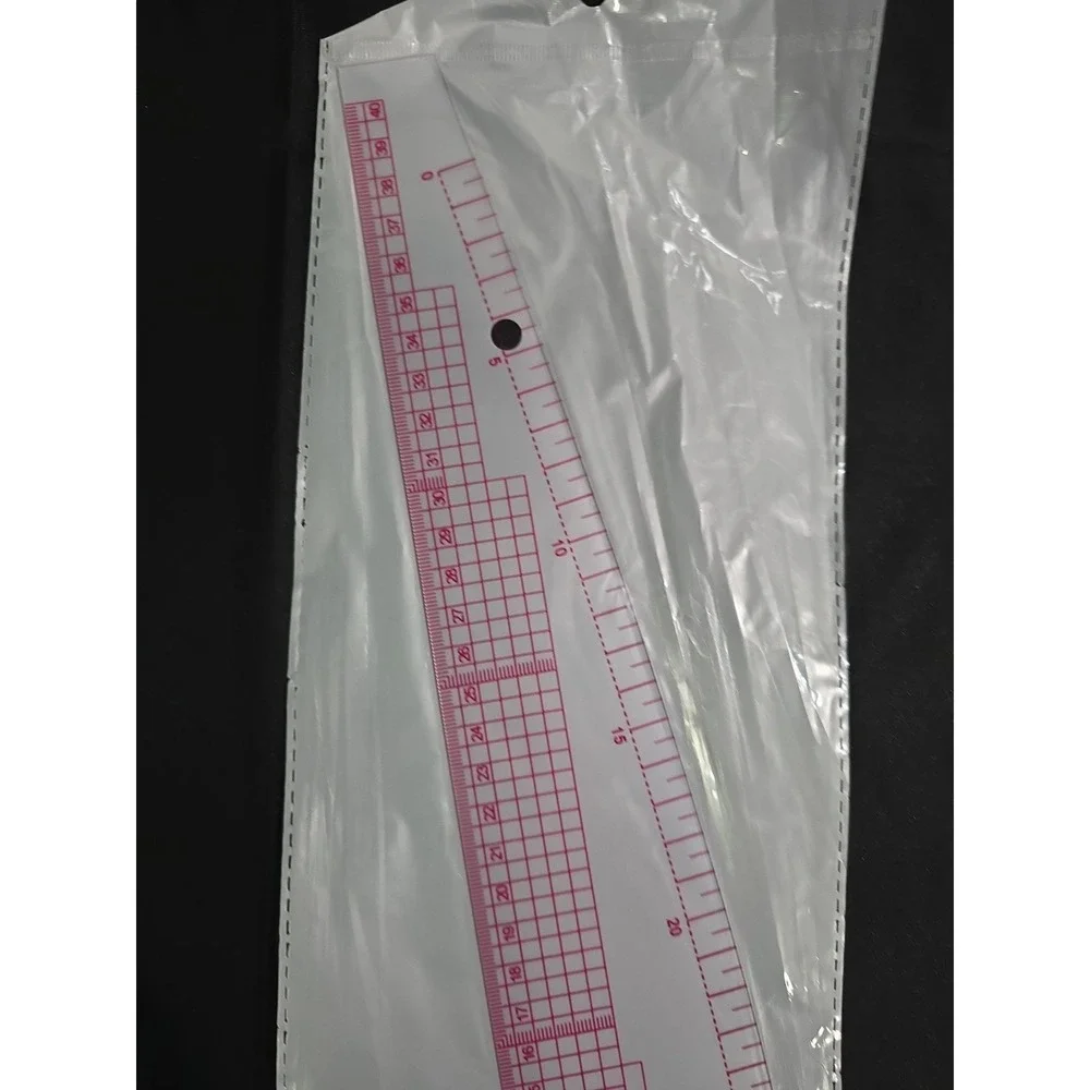 6-Piece Ruler Set - Flexible Templates for Sewing & Drafting